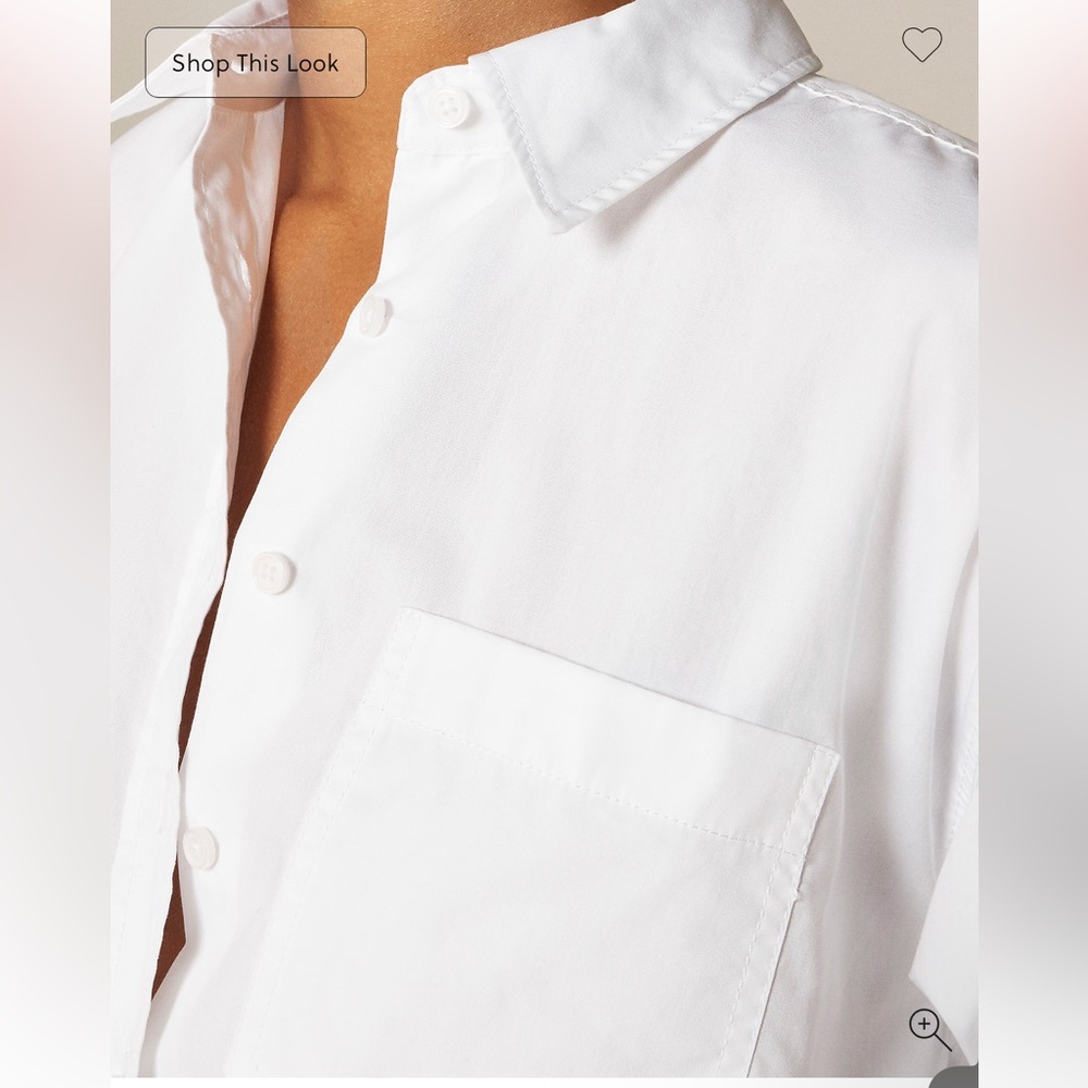 NWT JCrew Étienne cropped button-up shirt size XS CI530 - Picture 3 of 15